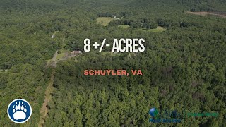 8 Acres for Sale in Schuyler, VA – Nelson County Land with Creek & Privacy