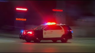 LASD Ford Explorer Code 3 Response