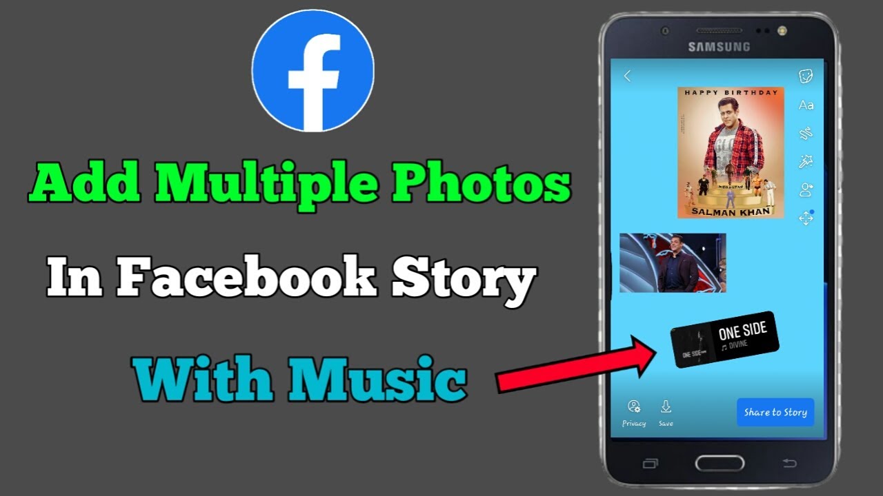 Facebook Story Par Multiple Photo Ke Sath Music Kaise Lagaen-Add Multiple Photos With Music Facebook