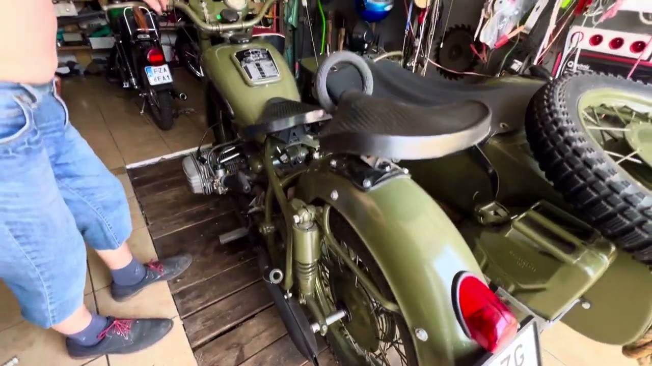 Wojskowy Dniepr z przyczepką | Letnie przepalanie klasyka