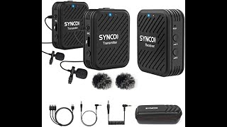 Review 【SYNCO Authorized】 SYNCO-G1(A2)-Wireless-Lavalier-Microphone-System