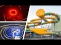 Awesome LED Water Slides At Freizeitzentrum Hains Freital 