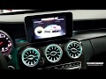 Mercedes C W205 LED Air Vent &amp; Speaker Cover + 3D Rotating Tweeters
