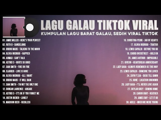 30 TOP LAGU BARAT GALAU VIRAL TIKTOK 2023 ~ SPOTIFY PLAYLIST 2023 class=