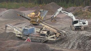 From rock to asphalt - in a quarry