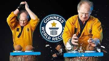 Most Coconuts Smashed in One Minute - Guinness World Records
