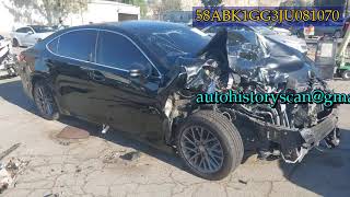 58ABK1GG3JU081070 Lexus Es 350 2018