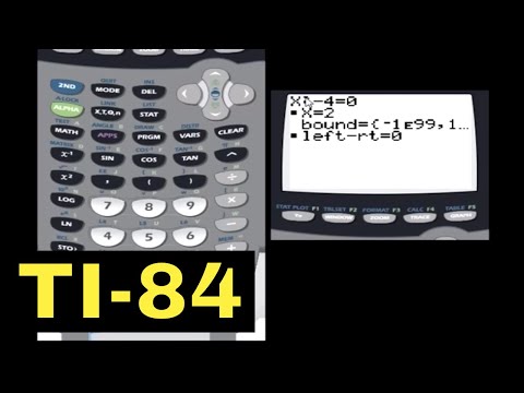 Ti-84 Calculator - 14 - Using the Equation Solver