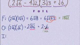 Multiplying Radicals Part Two