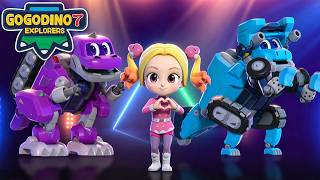 ✨New!🎵 GOGODINO Season 7 | Theme Song🎶 | Kids Songs | Dinosaur Cartoon | Trailer | Adventure Anim...