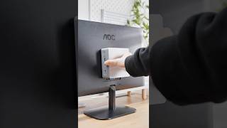 How to Mount a Mini PC Behind a Monitor | Clean Desk Setup Idea