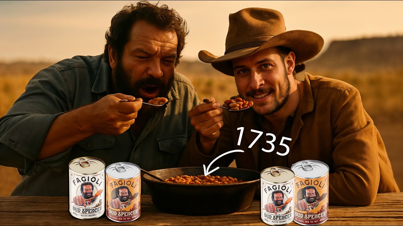UVAŘIL JSEM NEJSTARŠÍ KOVBOJSKÉ FAZOLE a OCHUTNAL LEGENDÁRNÍ BUD SPENCER KONZERVU!