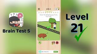 Brain Test 5 Level 21 Walkthrough 🧠 | Brain Test 5 Answers & Solutions | Go Answer