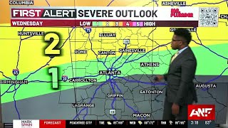 First Alert | Strong to severe storms possible Thursday