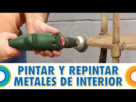 Pintar y repintar metales de interior (Bricocrack) - YouTube