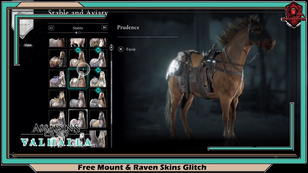 Assassin's Creed Valhalla Free Mount & Raven Skins Glitch YouTube