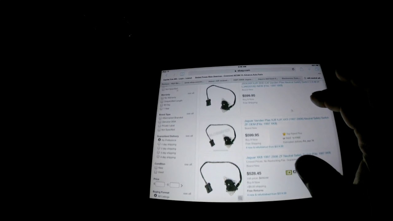 Jagura xk8 neutral safety switch 82 cent fix NSS pt1 - YouTube