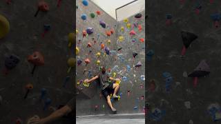 V5 YELLOW HARD BALLS BALANCE EVO #shortsfeed #climbing #bouldering #new #hard #shorts ##balance #v5