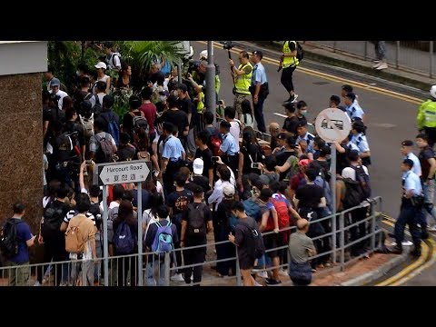 港生力挺「反送中」 教協籲本週全面停課 20190613 公視晚間新聞