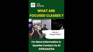 What Are Focused Classes in Nearpeer? | Complete Guide for CA Students l #icap #viral #castudents