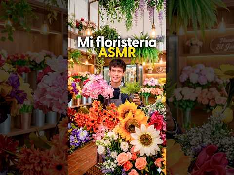 TE TENGO UN REGALO… TE HAGO UN RAMO DE FLORES 💐 #asmr #asmrsounds #comedia #relax