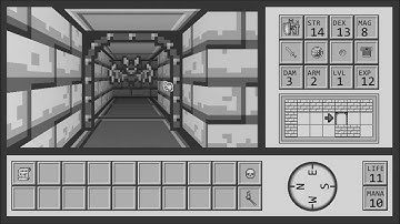 Magic Tomb - 3D dungeon crawler with grid base and big pixels - demo