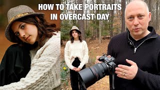 How To Take Portraits In Overcast Day | Canon EOS R5