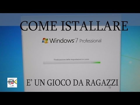 Formattare computer istallando Windows 7. FACILISSIMO.