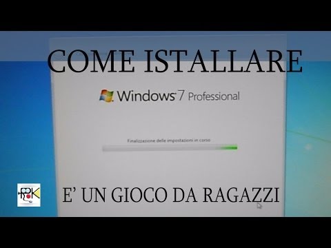 Video: Come Formattare Il Disco Rigido Durante L'installazione Di Windows 7