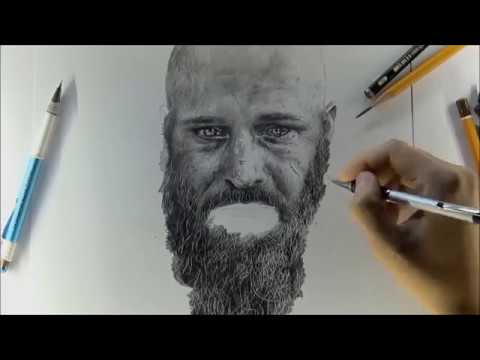 Art Vikings Ragnar Lothbrok Pencils Drawing Risunok Youtube