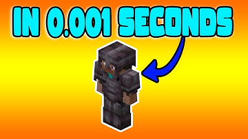 How to break Netherite Armor in 0.001 seconds??