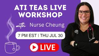 TEAS 7 Math Practice with Nurse Cheung ( Equation with Variable )