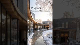 One scene, three seasons. Without leaving 3ds Max | V-Ray AI | Plugin X