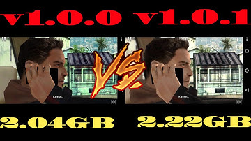9MM HD Graphics Comparison [v1.0.0 VS v1.0.1] | Android Gameplay