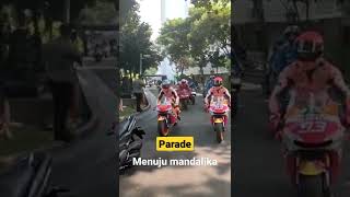 Pembalap Moto Gp Konvoi Menuju Mandalika 2022mandalika motogp