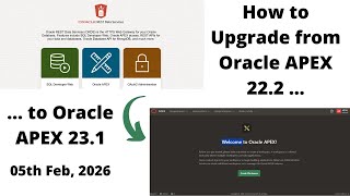 How to Upgrade from Oracle APEX 22.2 to 23.1 | DB 19c Pluggable | Windows 10