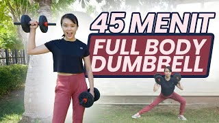 DAY 8 - 40 MENIT FULL BODY DUMBBELL - Program 14 Hari Langsing (dumbbell) screenshot 4