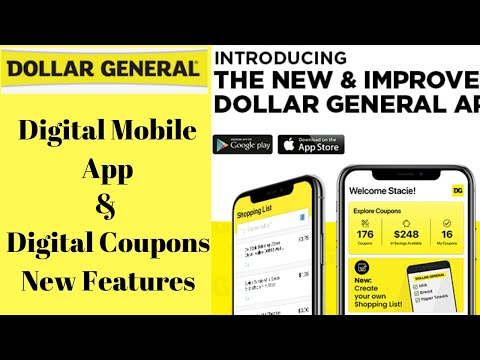 How to use Dollar General Mobile Digital App, Coupons & New Feature