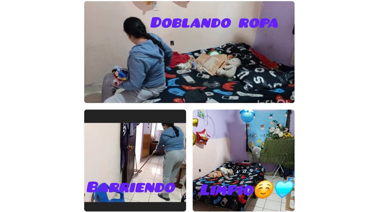 Limpiando el cuarto de martin🩵☺️