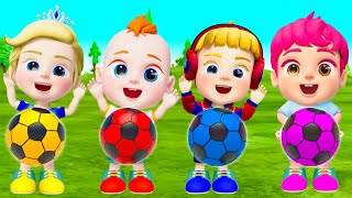 It's a nice day! Color ball Finger Family & Our Shoes | Nursery Rhymes & Kids Songs | Kindergarten