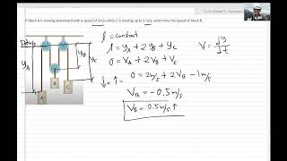 DYNAMICS OF RIGID BODIES - DEPENDENT MOTION PROB 1 AND 2