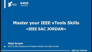 Leaders Program - Training 02: Master your IEEE vTools Skills