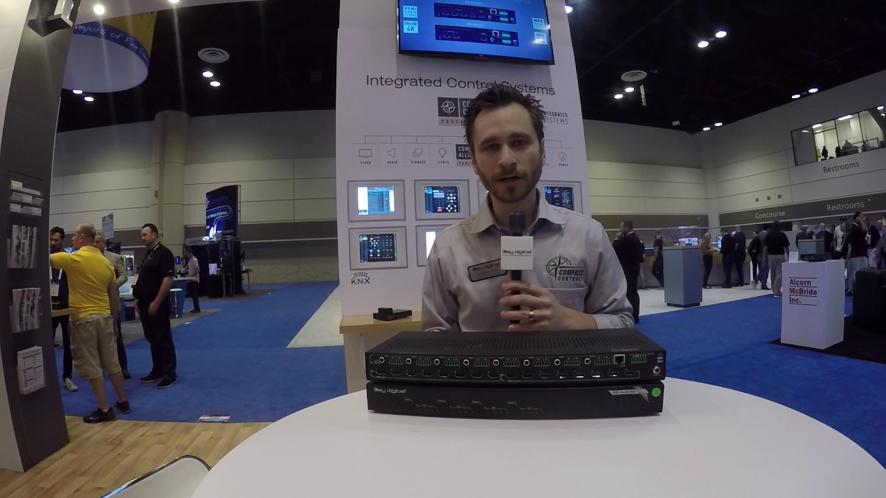 KD-4x4CSA & KD-8x8CSA: HDMI Matrix Switchers with Audio De-embedding, support HDR, HDCP2.2, 4K