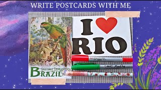 Write postcards with me | Postcrossing