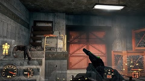 Glitching into the sentinel site nuke room in Fallout 4.