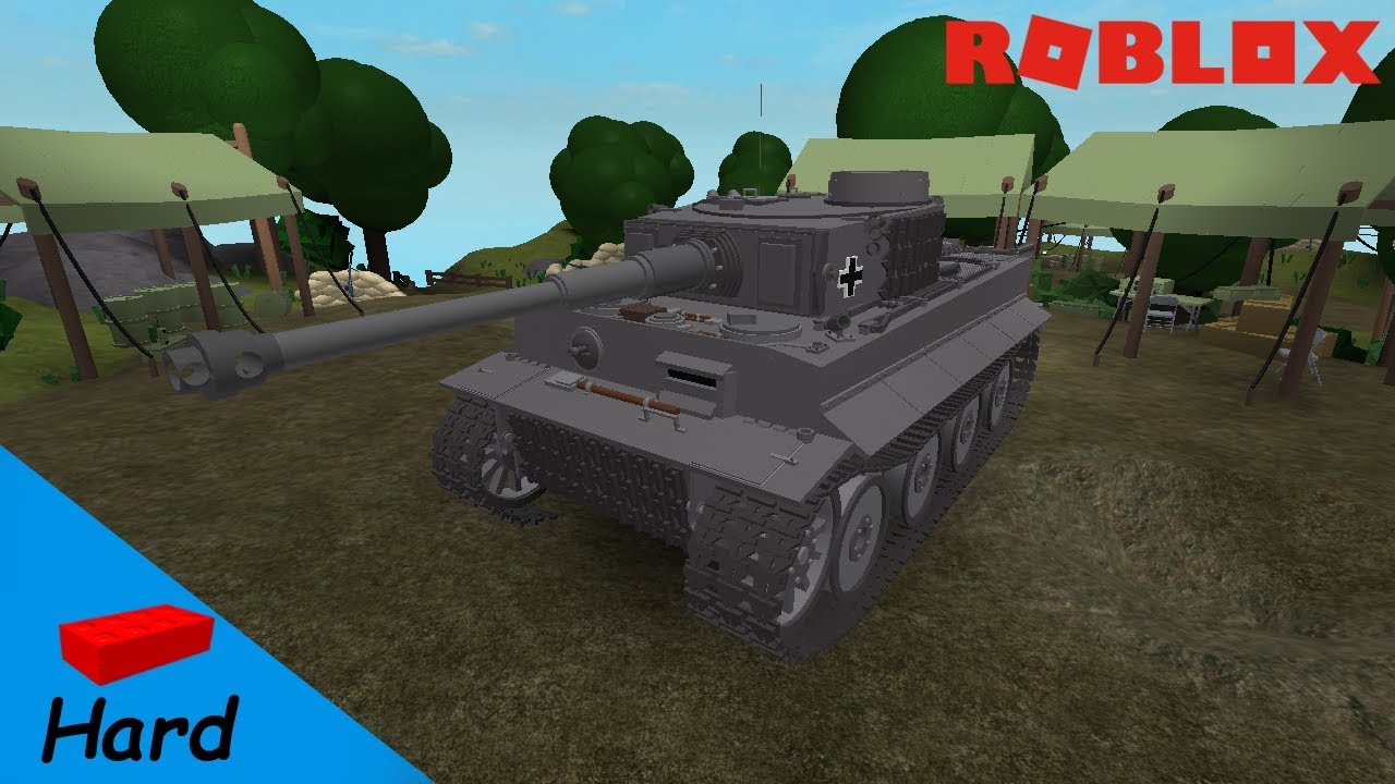 Roblox Studio Speed Build Tiger I Youtube - roblox panzer tank