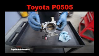 Toyota Matrix P0505 Idle Control System Malfunction