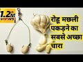 रोहू मछली पकड़ने का सबसे अच्छा चारा || Rohu & Mirgal Carp Garlic Hook Bait