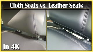 Which is BETTER for you? | Leather Seats vs. Cloth Seats | Did You Know? Segment: Episode 7  In 4K!