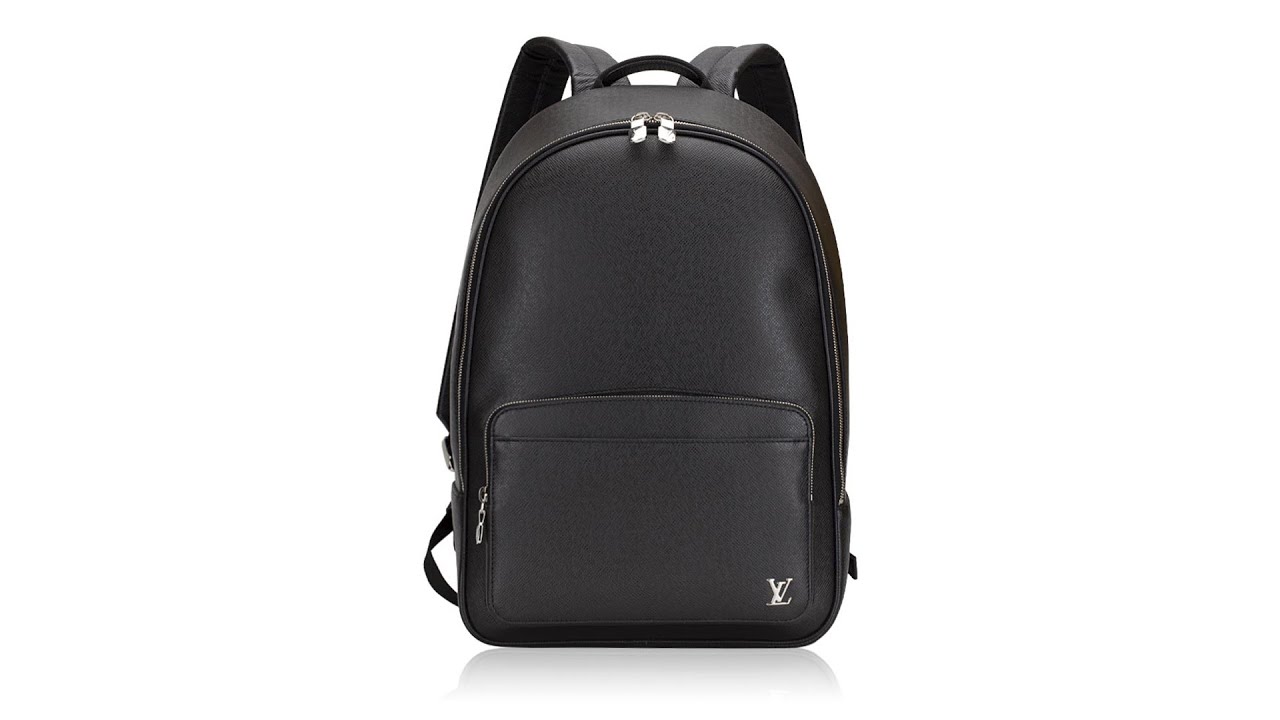 Adrian Backpack - Luxury Taiga Leather Black